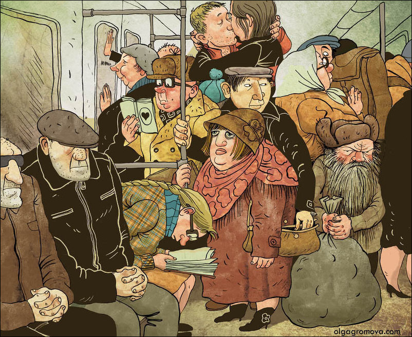 Прикольные картинки - карикатуры Ольги Громовой
