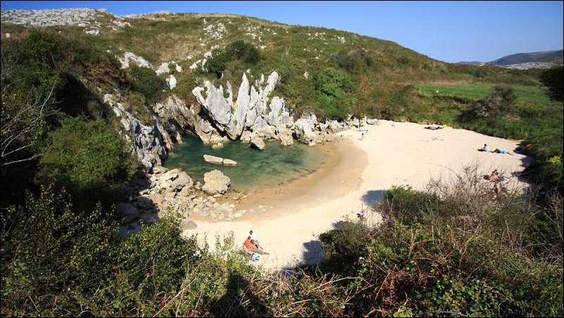 необычный пляж