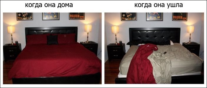 Жена дома, жена в командировке