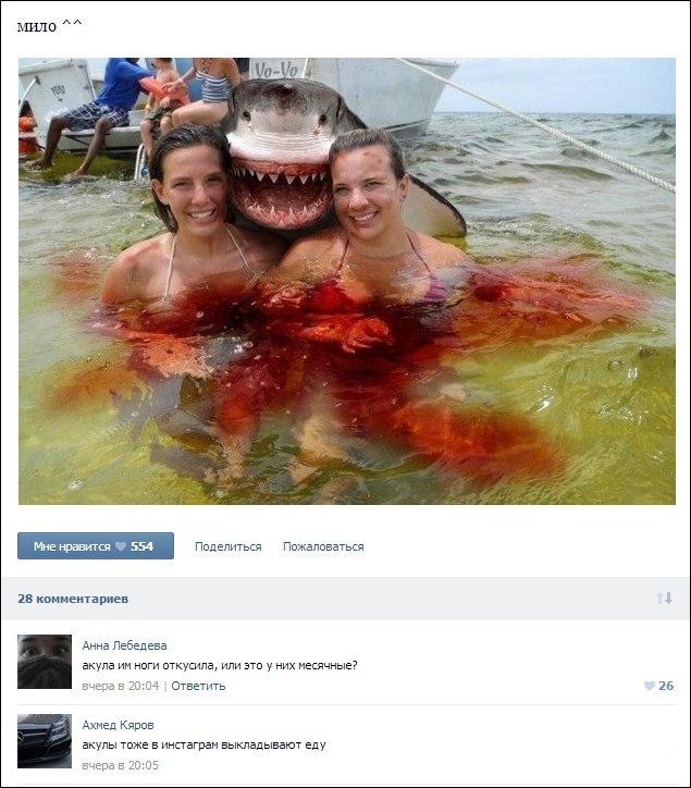 Смешные комментарии из социальных сетей