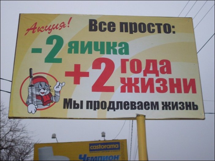 Прикольные надписи и объявления