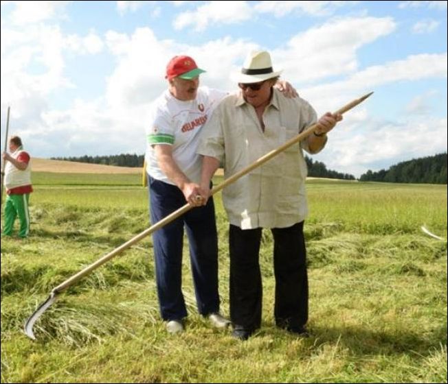 Депардье в гостях у Лукашенко