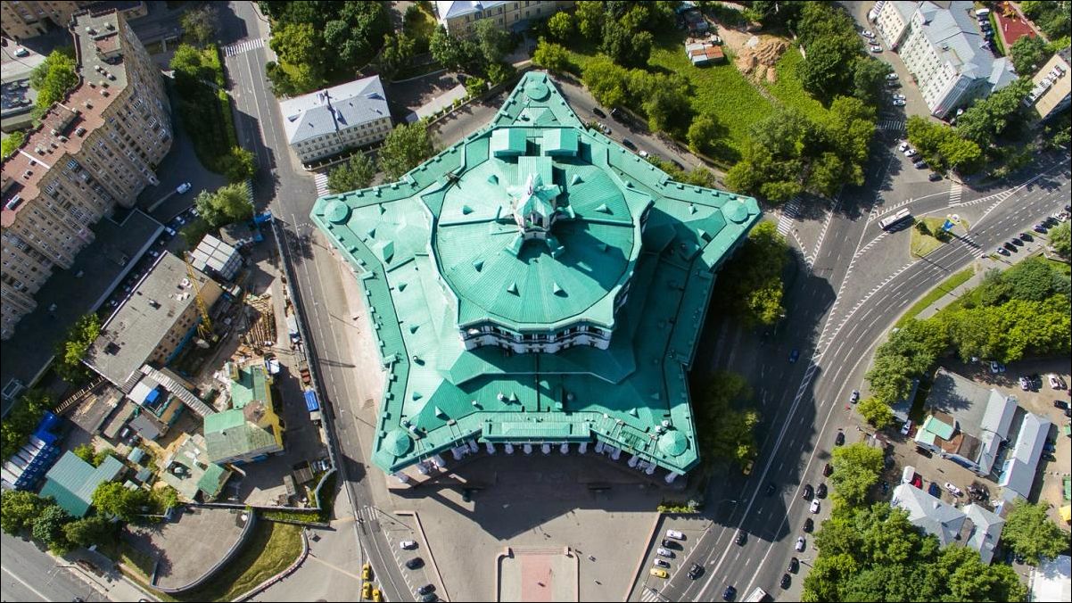 Театр советской армии сверху