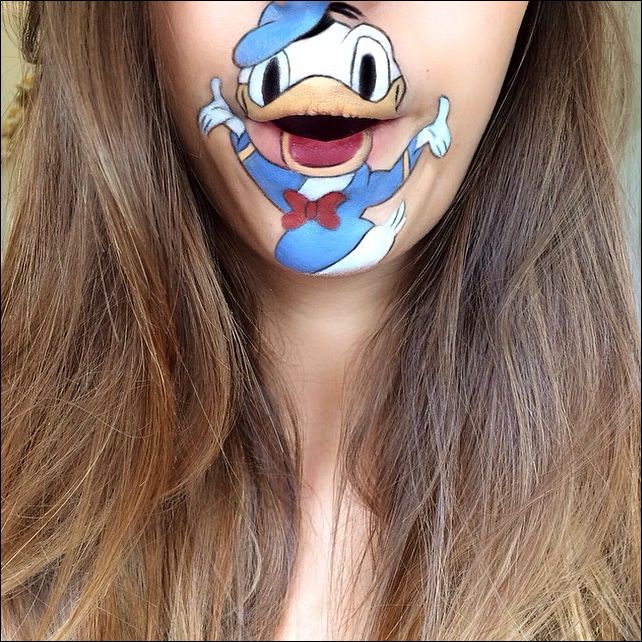 Рисунки на губах