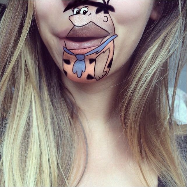 Рисунки на губах