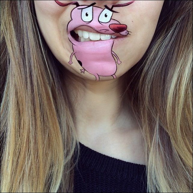 Рисунки на губах