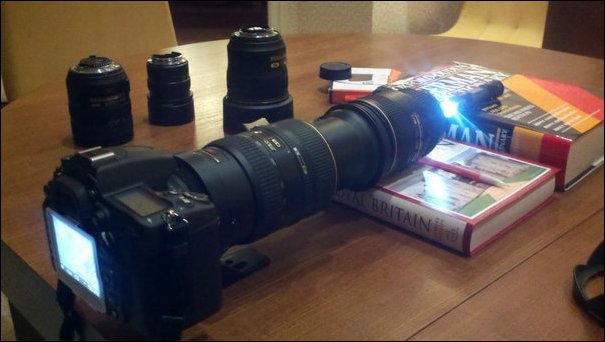 Микроскоп из фотоаппарата