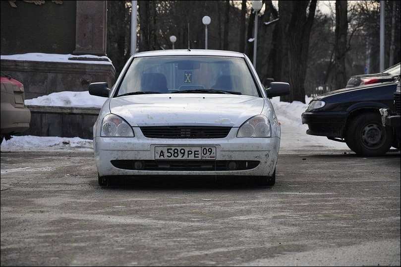 Протер колесом