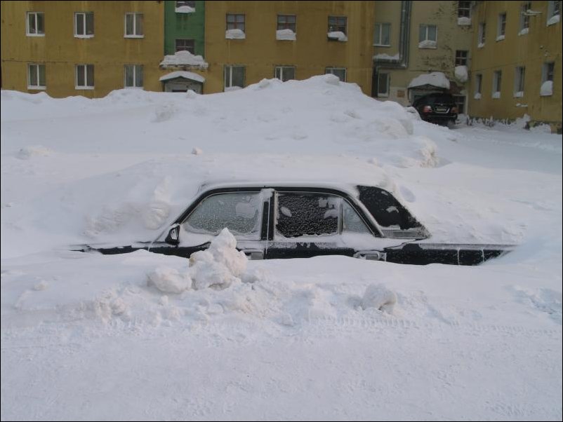 Зима в Норильске