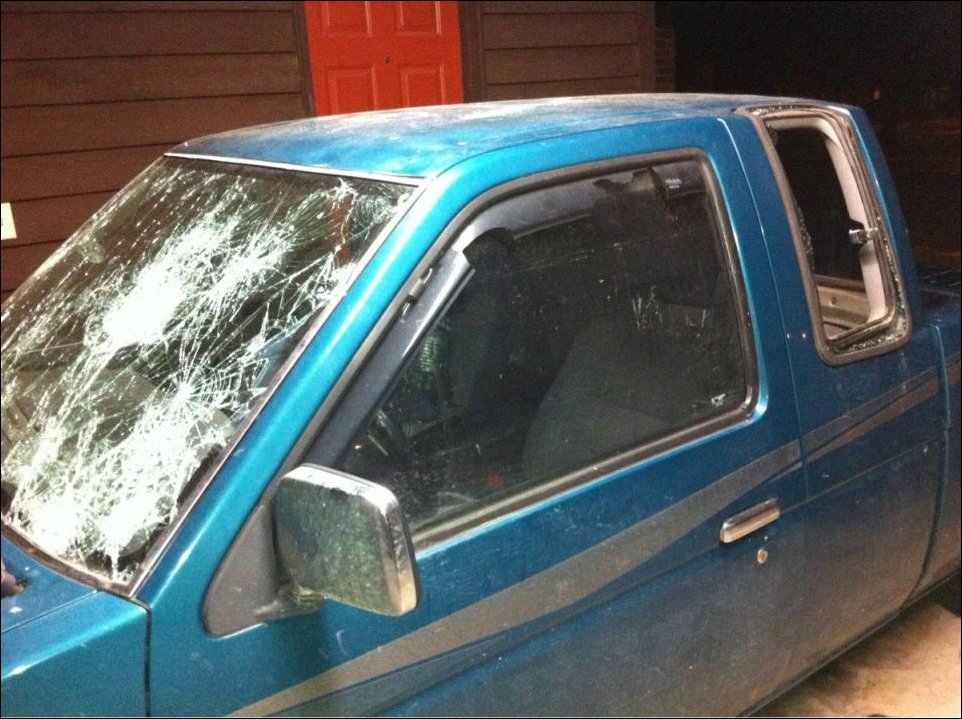 Град размером с теннисный мячик