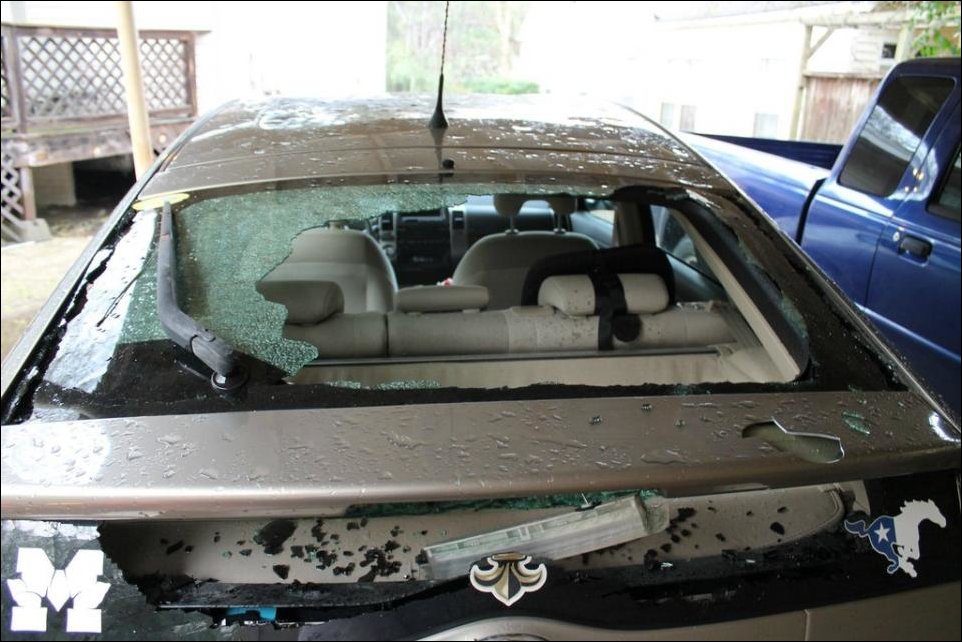 Град размером с теннисный мячик