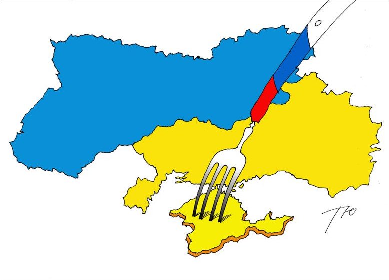 карикатуры про Крым и политику