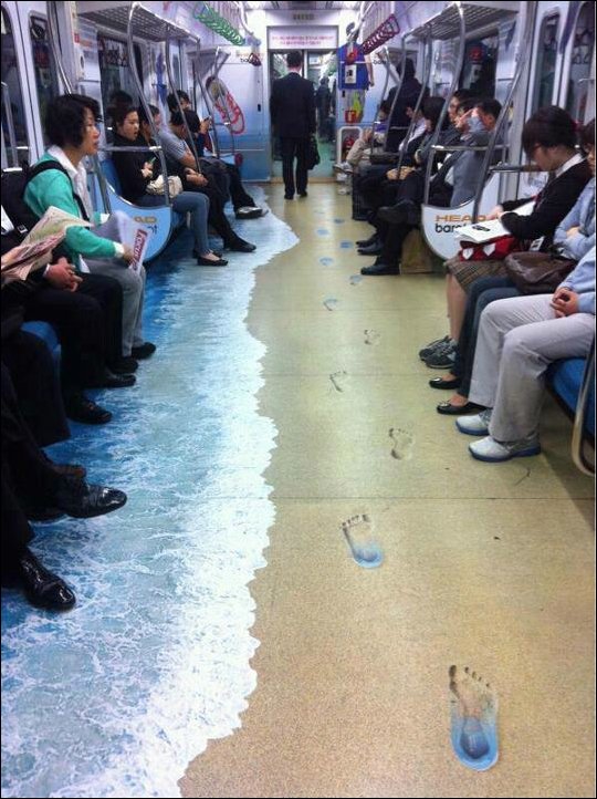 В метро Сеула