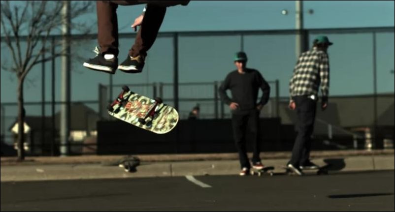 Трюки на скейтборде