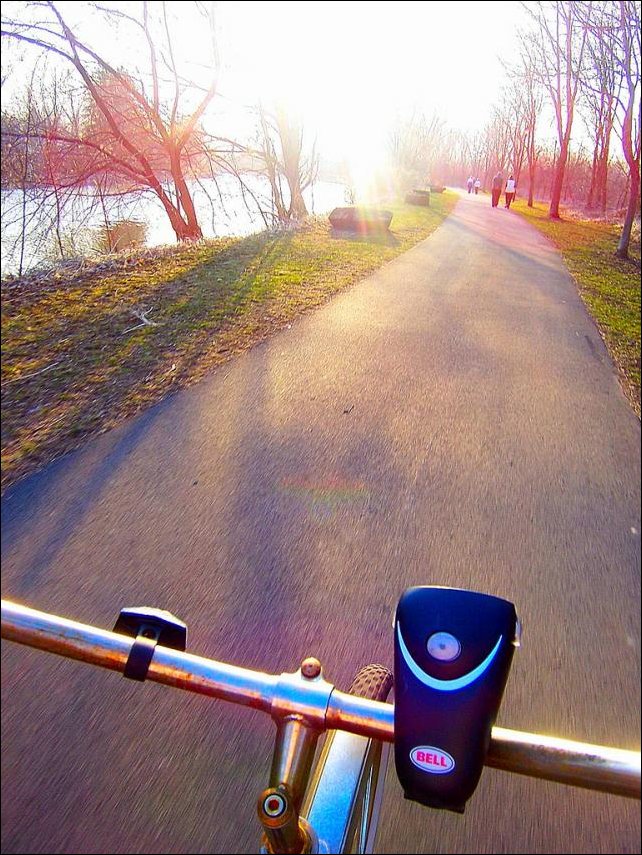 Вид с велосипеда