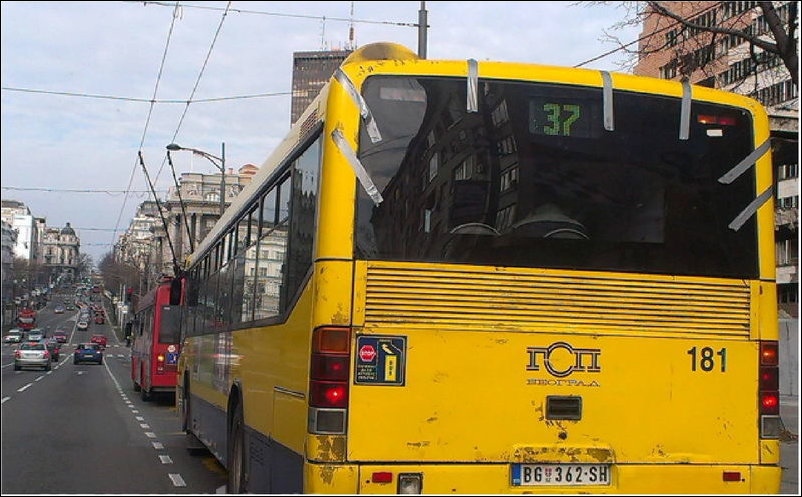 Автобусы и трамваи в Сербии