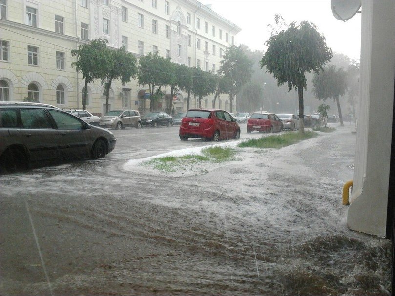 Наводнение в Смоленске