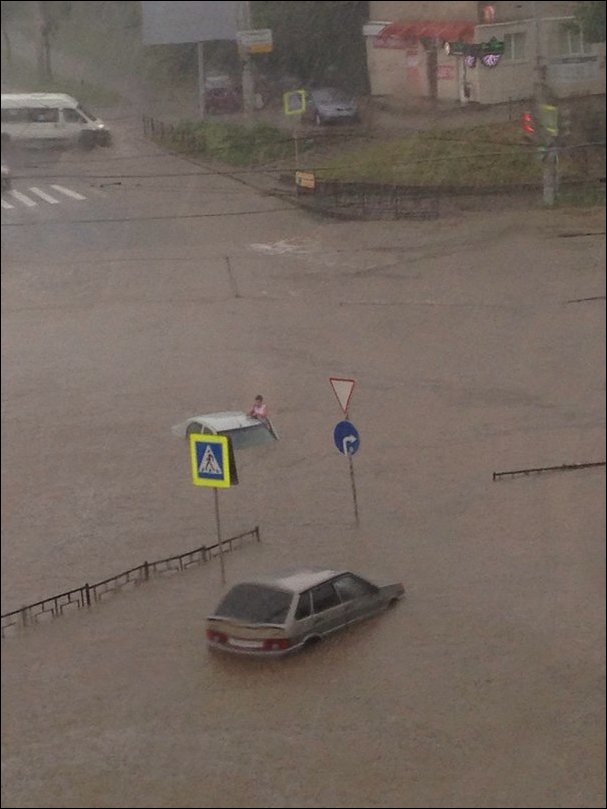 Наводнение в Смоленске