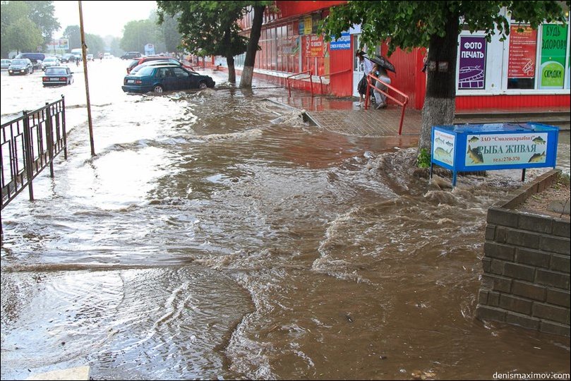 Наводнение в Смоленске
