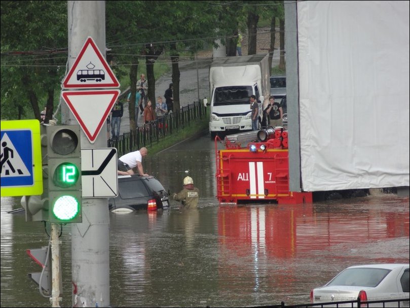 Наводнение в Смоленске
