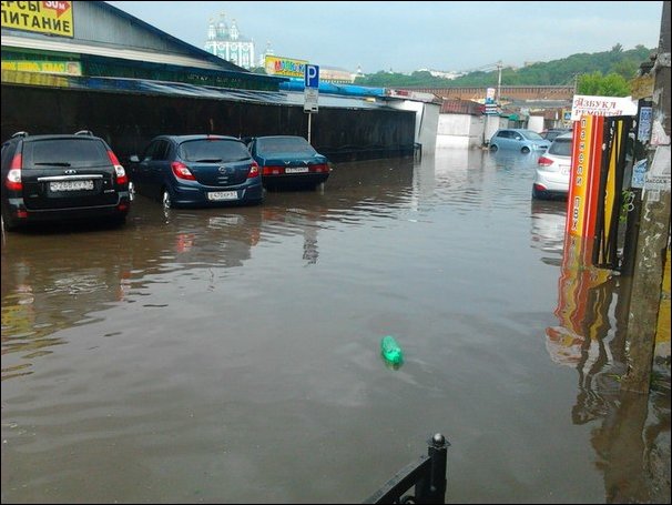 Наводнение в Смоленске