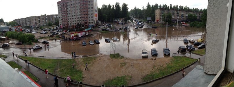 Наводнение в Смоленске