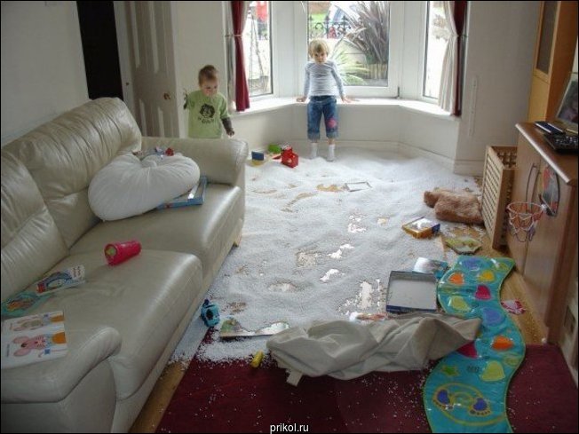 Когда дети остались без присмотра