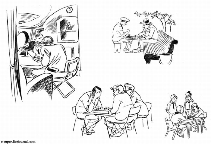 Зарисовки датского карикатуриста Херлуфа Бидструпа