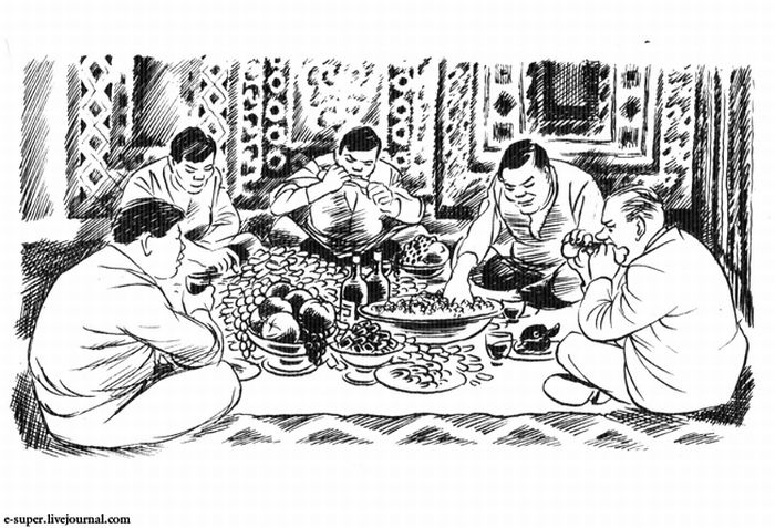 Зарисовки датского карикатуриста Херлуфа Бидструпа