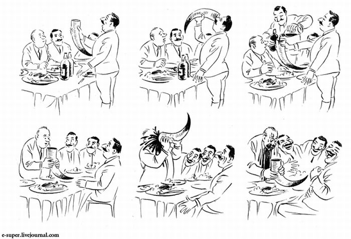 Зарисовки датского карикатуриста Херлуфа Бидструпа