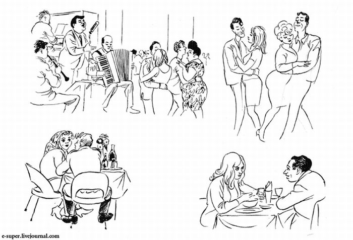 Зарисовки датского карикатуриста Херлуфа Бидструпа