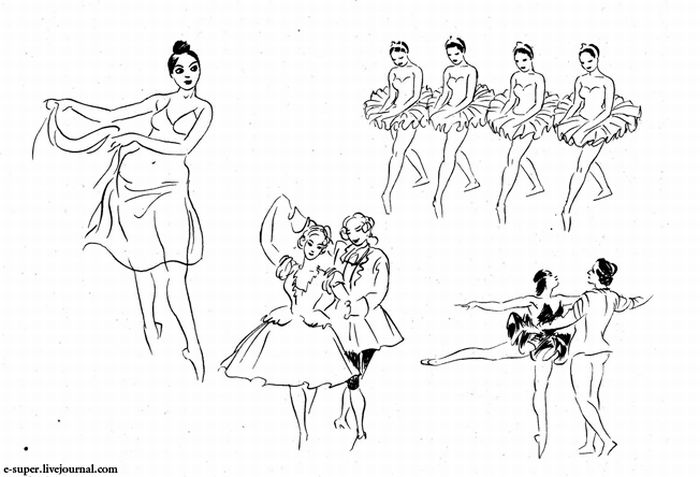 Зарисовки датского карикатуриста Херлуфа Бидструпа