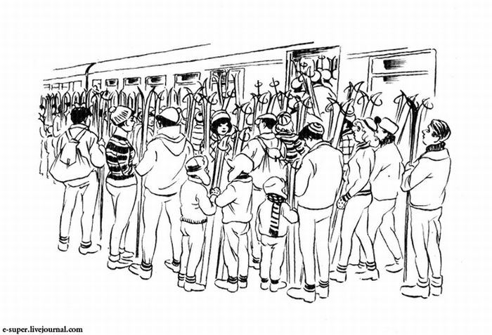 Зарисовки датского карикатуриста Херлуфа Бидструпа