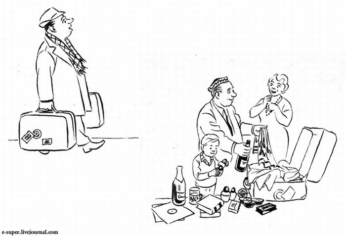 Зарисовки датского карикатуриста Херлуфа Бидструпа