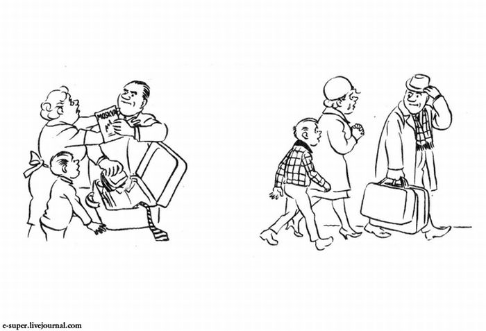 Зарисовки датского карикатуриста Херлуфа Бидструпа