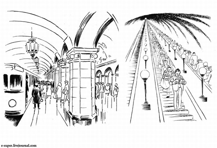 Зарисовки датского карикатуриста Херлуфа Бидструпа