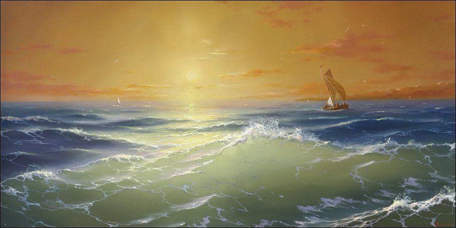 Морские пейзажи Георгия Дмитриева