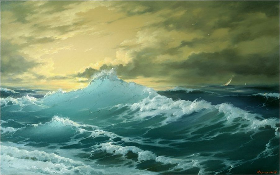 Морские пейзажи Георгия Дмитриева