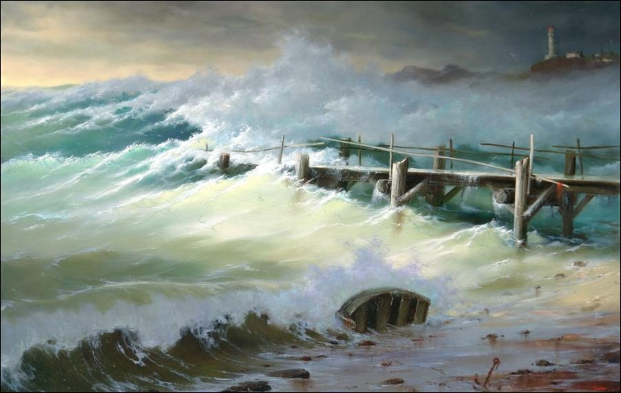 Морские пейзажи Георгия Дмитриева