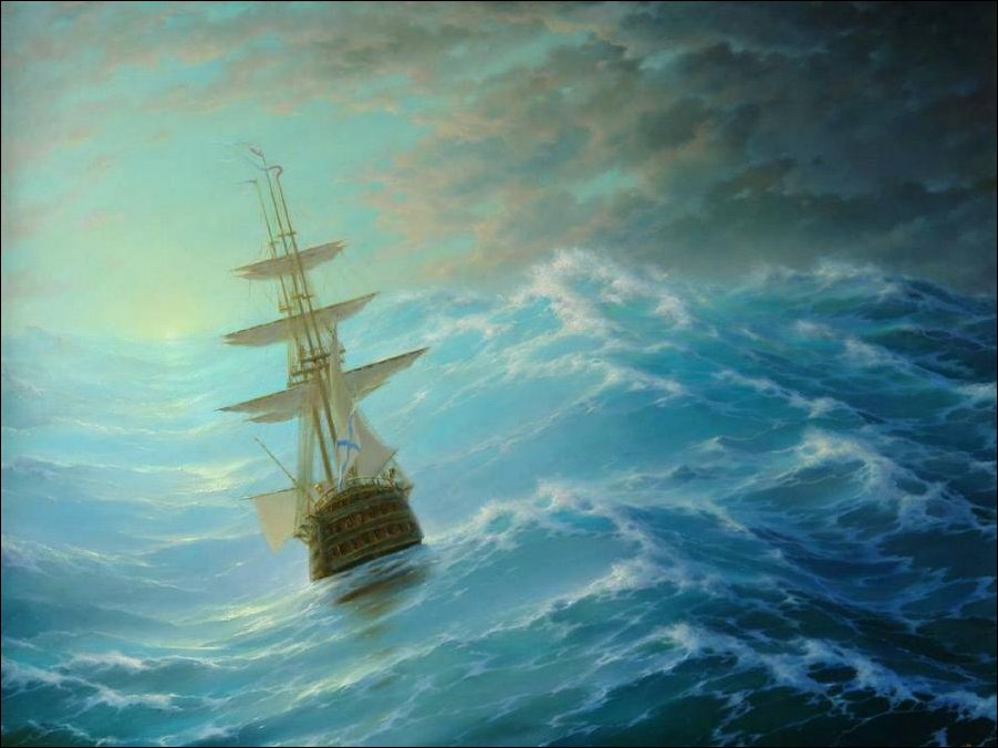 Морские пейзажи Георгия Дмитриева