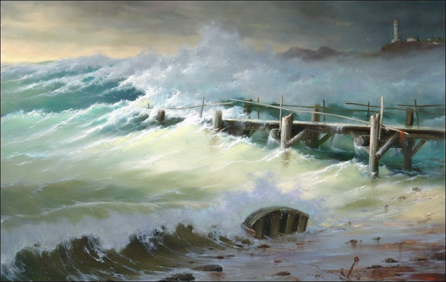 Морские пейзажи Георгия Дмитриева