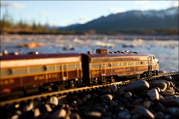 Путешествие миниатюрного поезда