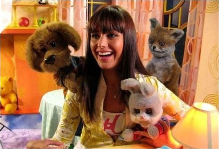 Фотожаба с чучелом лисицы