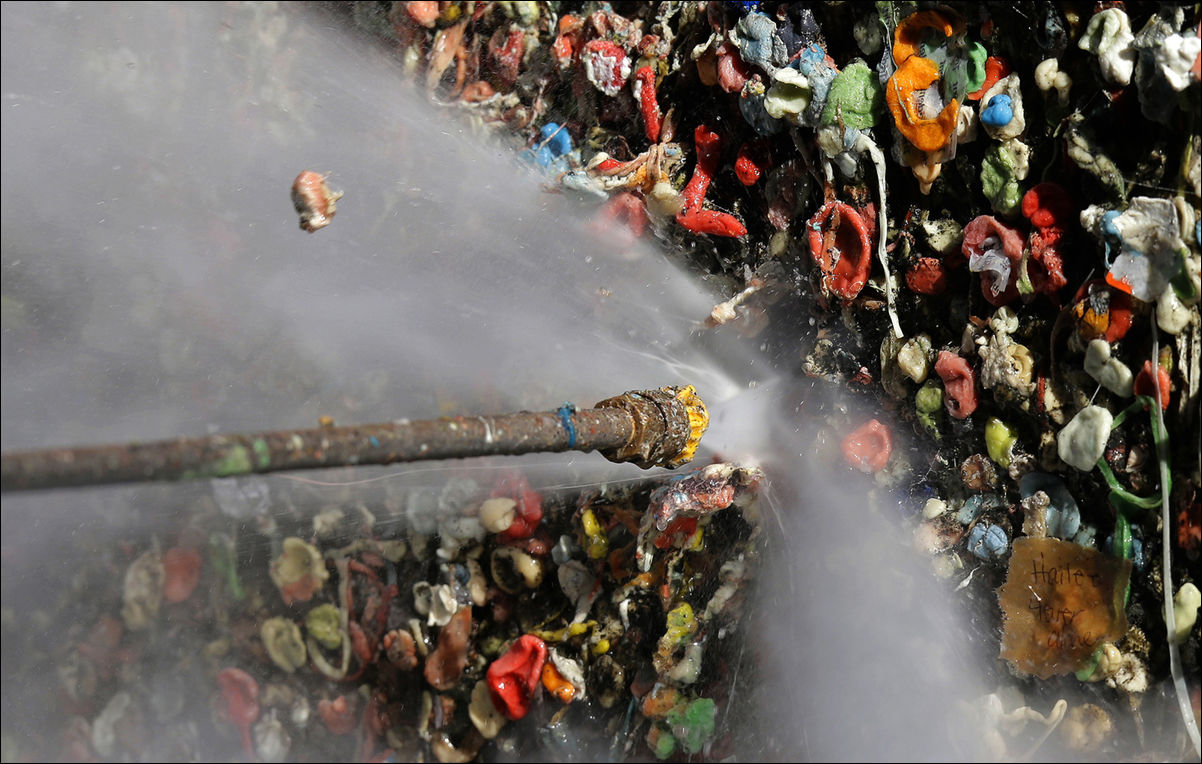 Стена жевательной резинки