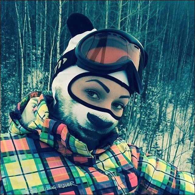 Лыжные маски с животными