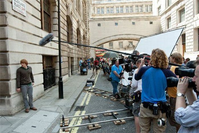 На съемочной площадке Гарри Поттера