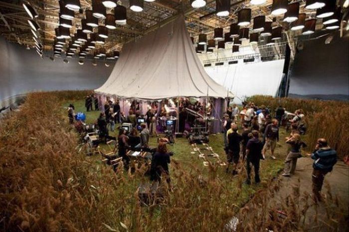 На съемочной площадке Гарри Поттера