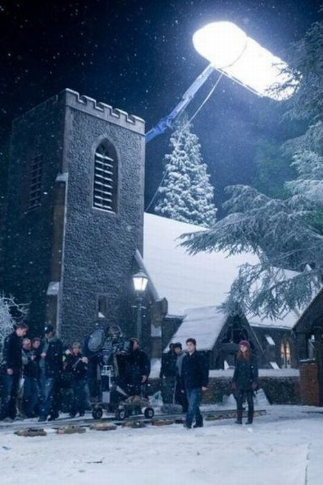 На съемочной площадке Гарри Поттера