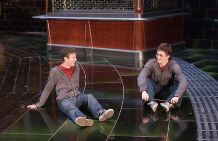 На съемочной площадке Гарри Поттера