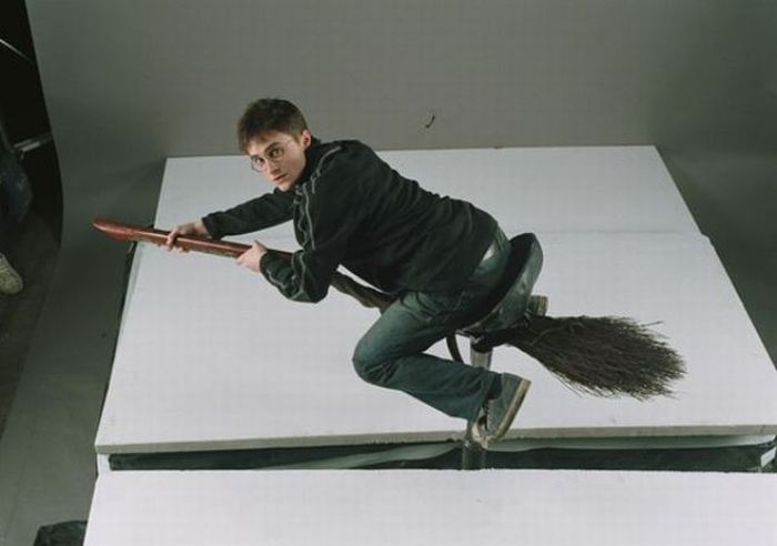 На съемочной площадке Гарри Поттера